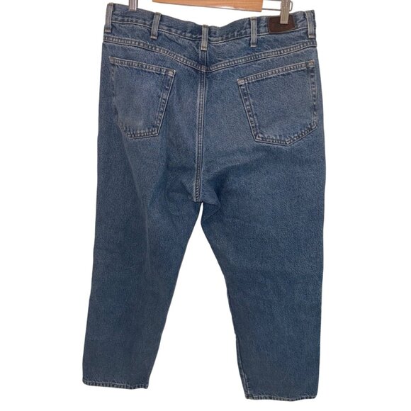 L.L.Bean Fleece Lined Relaxed Fit Jeans 36 Work Hunting Outdoor Cold weather - Picture 2 of 6